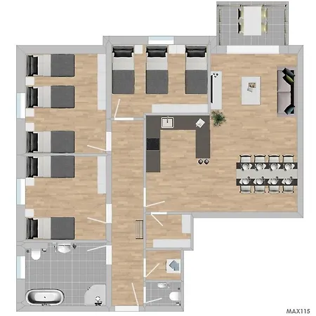 Max115 Zentrale Monteurwohnung * Maxhutte-Haidhof